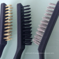 Brosses de fil avec la brosse en laiton en acier de nylon de 3pcs